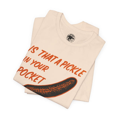 Is That a Pickle in Your Pocket... (Replica 70's Iron-On Transfer Graphic)