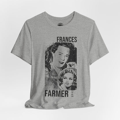 Frances Farmer Died for Our Sins (Graphic with Vintage Print Effect)