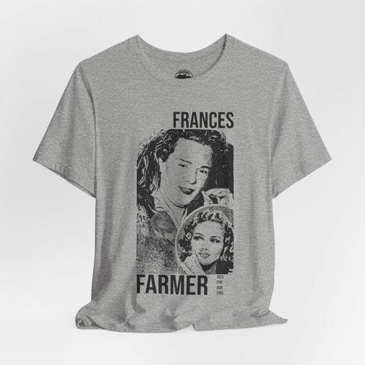 Frances Farmer Died for Our Sins (Graphic with Vintage Print Effect)