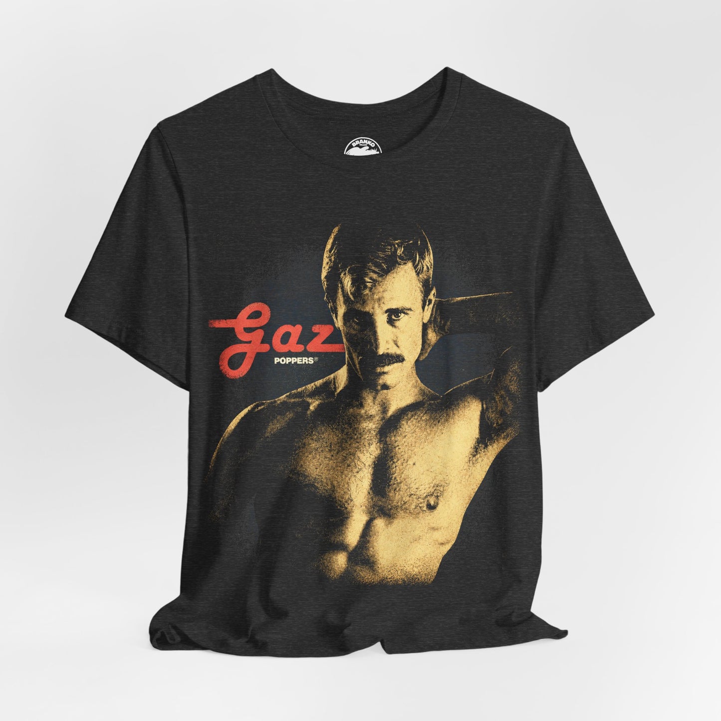 Gaz Poppers (80's Poppers Ad with Vintage Rock Tee Effect)