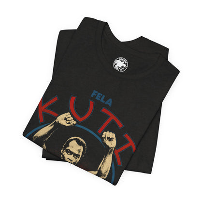 Fela Kuti (70's Style Shirt with Vintage Print Effect/Afrobeat/Nigeria)