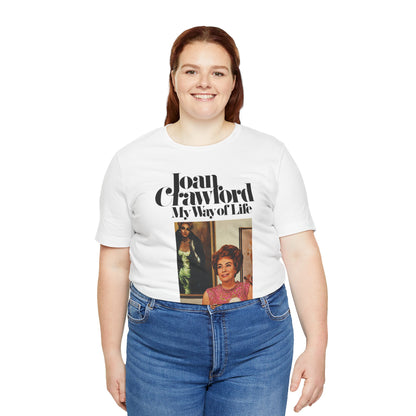 Joan Crawford (My Way of Life Cover Art Tee/1971)