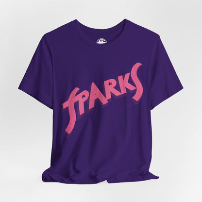 Sparks (Oversized Logo with Vintage Print Effect)