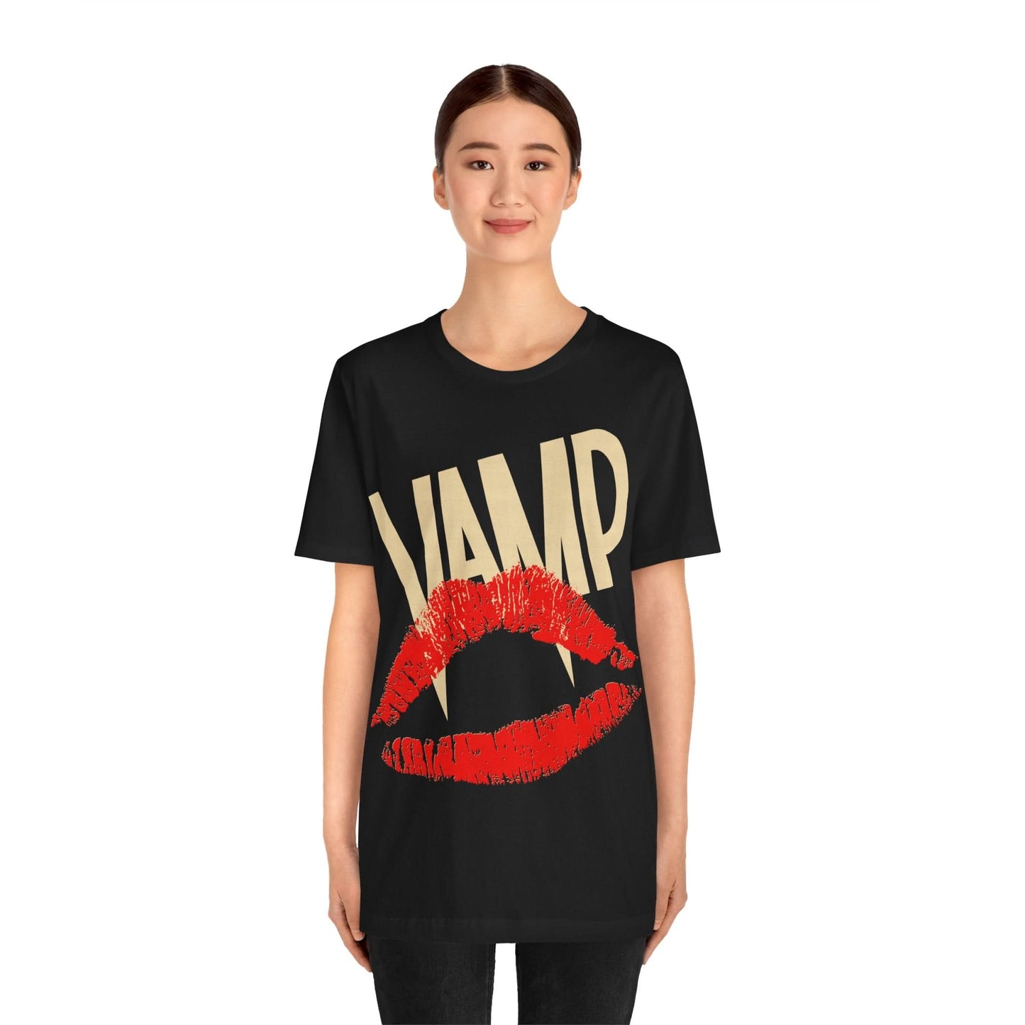 Vamp (1986 Grace Jones Promo Poster Image/Vampire Fangs/Vampire Shirt)