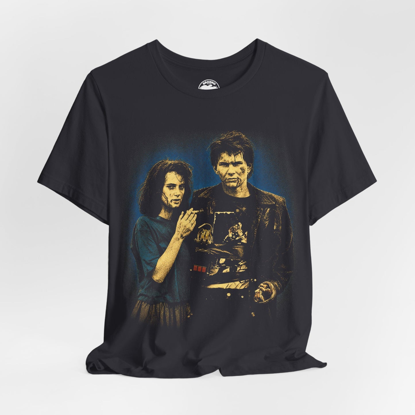Heathers (Veronica and J.D. Graphic with 90's Rock Tee Effect)