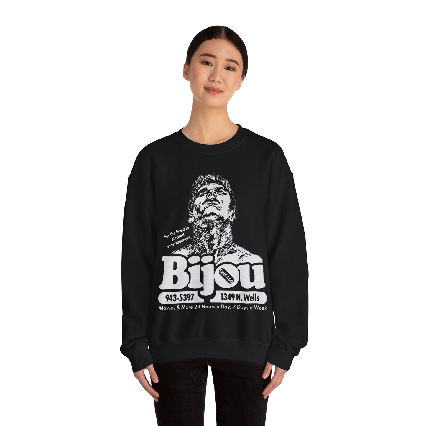 Bijou Theater Chicago Sweatshirt (Chicago Gay Porno Theater/1970-2015)