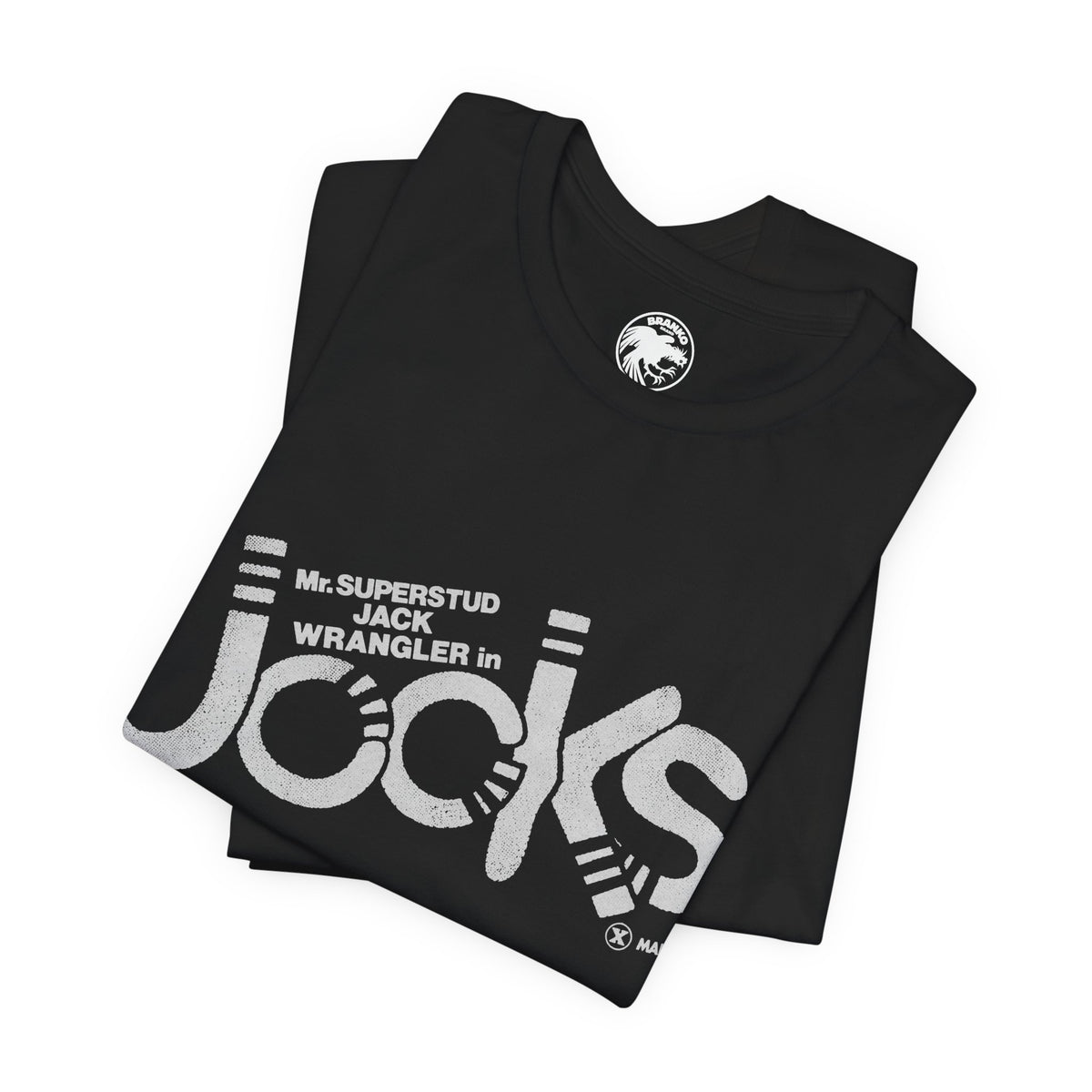 Jock's (Replica 70's Gay Adult Film Promo Tee/Jack Wrangler/70's Gay Porn)
