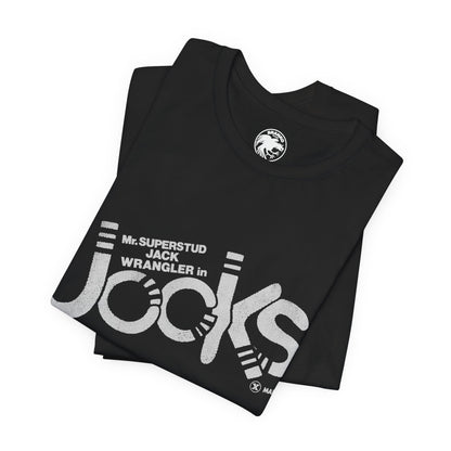 Jock's (Replica 70's Gay Adult Film Promo Tee/Jack Wrangler/70's Gay Porn)
