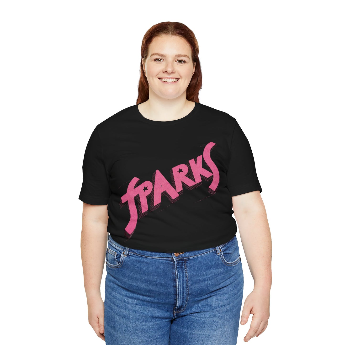 Sparks (Oversized Logo with Vintage Print Effect)