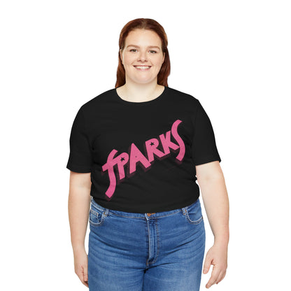 Sparks (Oversized Logo with Vintage Print Effect)