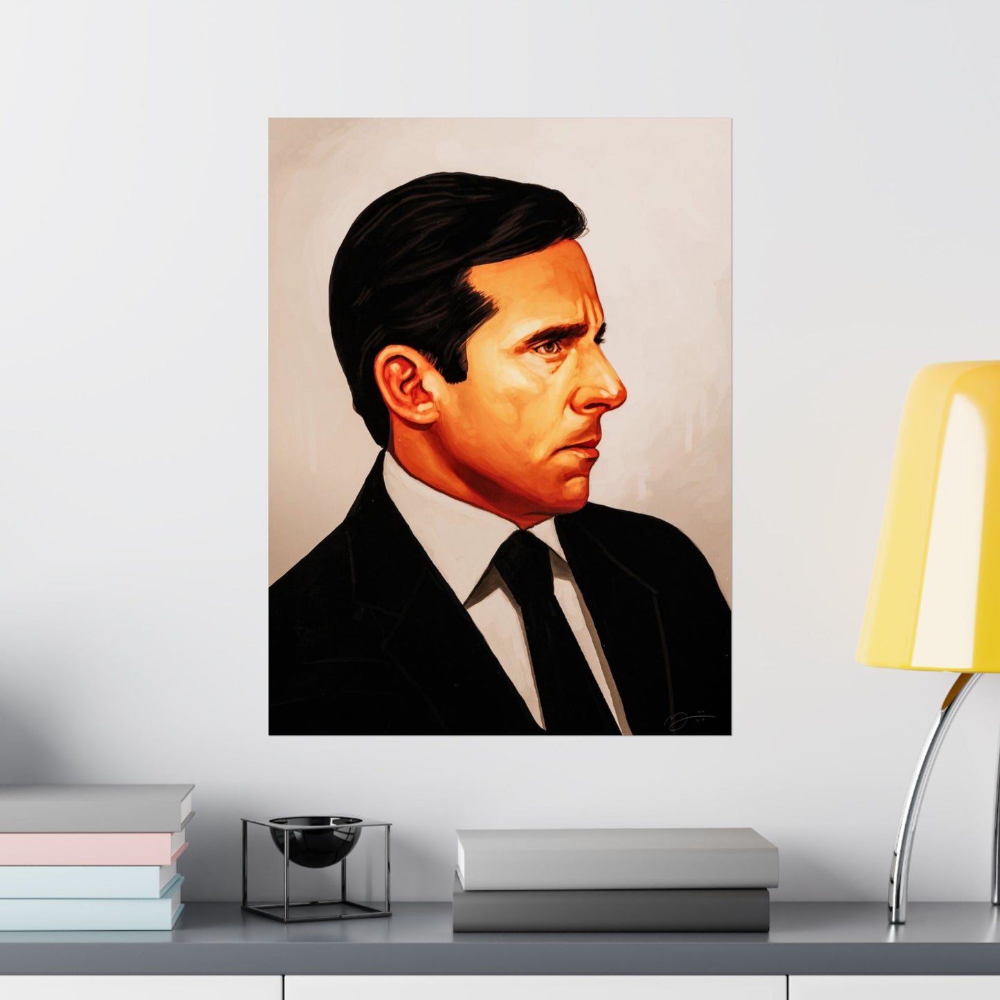 Michael Scott Portrait Poster (The Office Michael Scott/Steve Carrel/The Office Poster)
