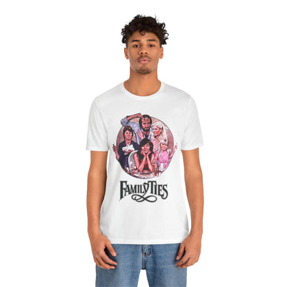 Family Ties (Replica Early 80's Promo Shirt/80's Tees)