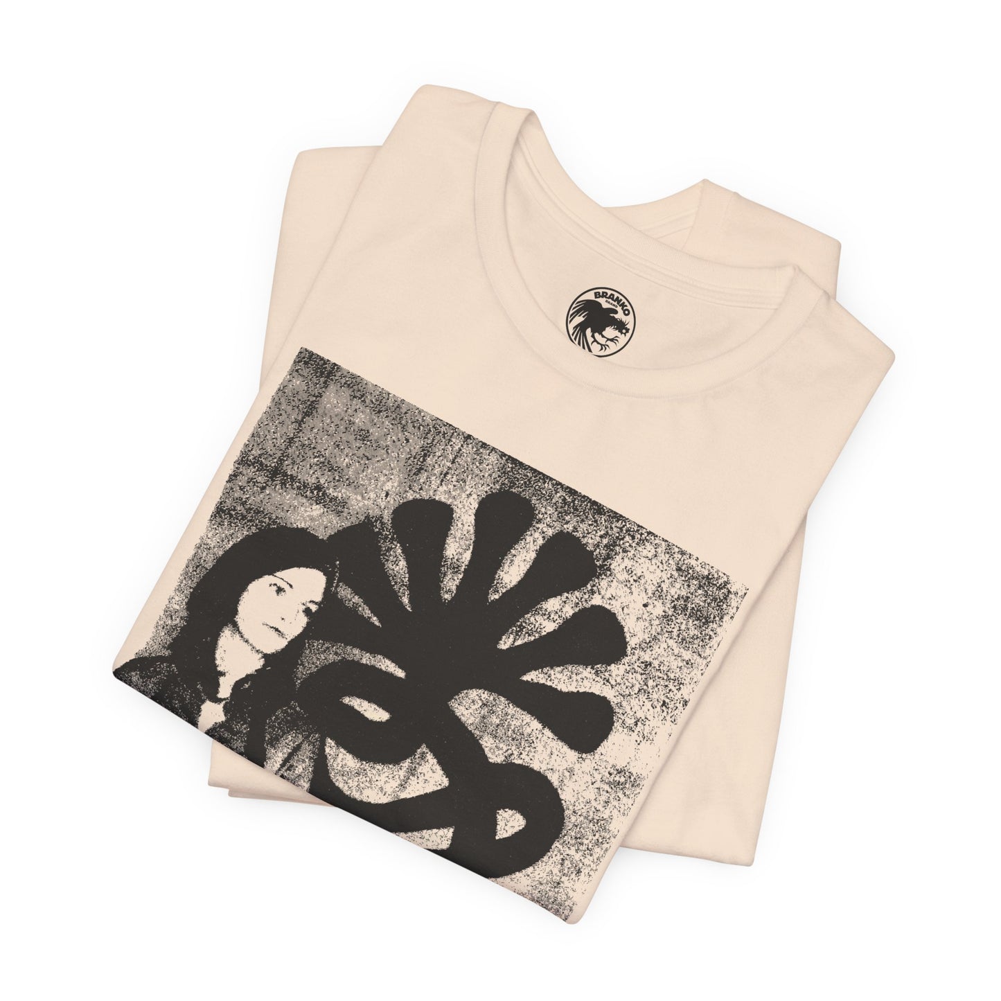 Patty Hearst as "Tania" (Graphic with Vintage Print Effect)