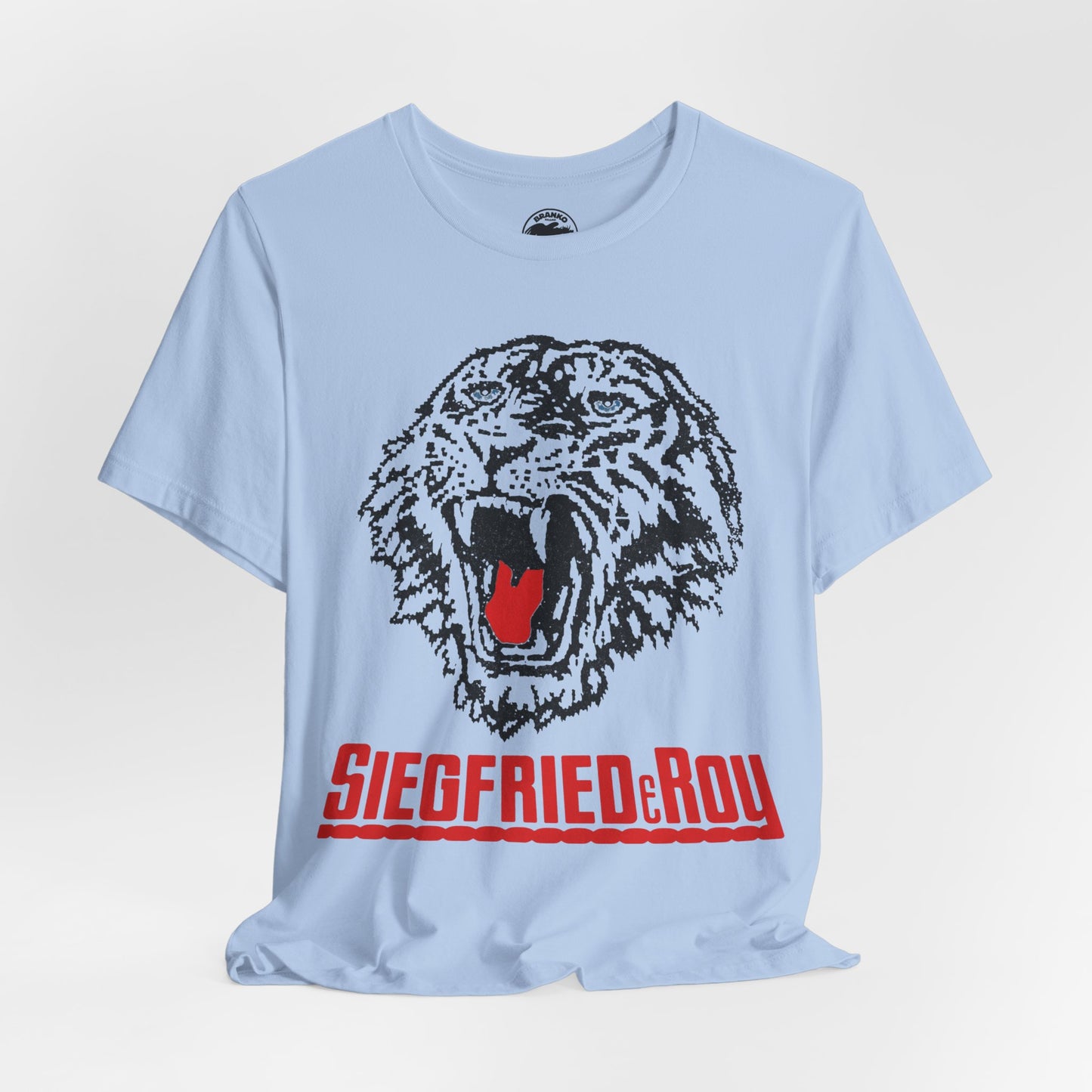 Siegfried & Roy  (Merch Label Tiger with Vintage Print Effect)