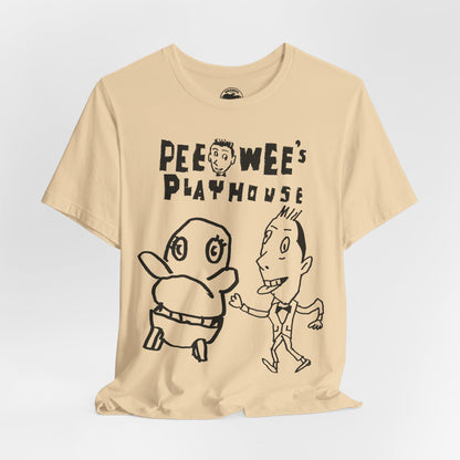 Pee Wee's Playhouse (Replica 80's Fan Club Shirt/Pee Wee Herman and Chairry/Gary Panter)