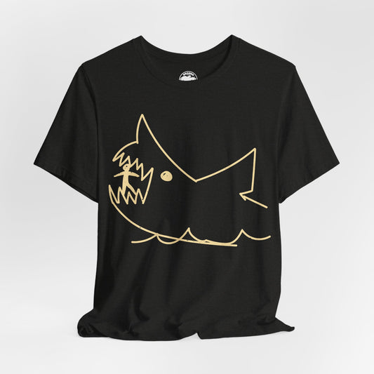 Jaws Shark on Chalkboard (Jaws Shark/Jaws Shirt)