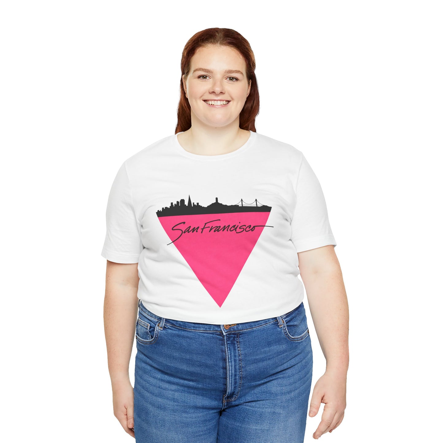 San Francisco (Replica 80's Pink Triangle Gay Pride Tee)