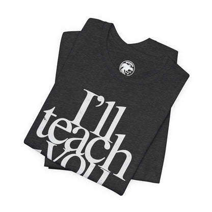I'll teach you how to fuck. (Replica Madonna Sex Book Promo Graphic)
