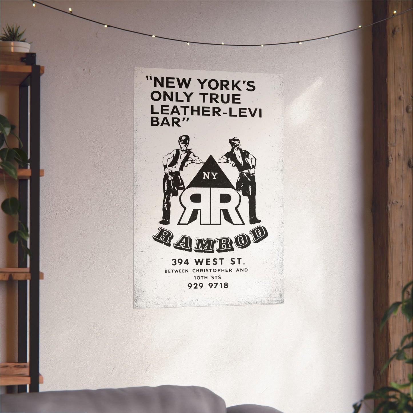 Ramrod New York Poster (Iconic New York City Leather Bar/1973-1980)