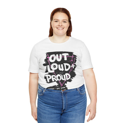 New York City Pride 1991 (Replica Promo Shirt/1991 Lesbian and Gay Pride/Out, Loud and Proud)