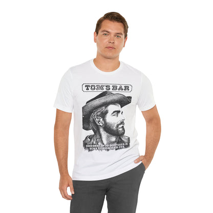 Tom's Bar (Iconic Berlin Germany Gay Bar/Tom of Finland Inspired/1982-2024/Graphic with Vintage Effect)