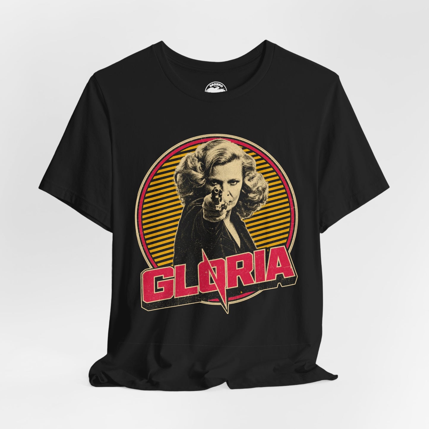 Gloria (Gena Rowlands/1980 Graphic Tee with Vintage Print Effect/John Cassavetes)
