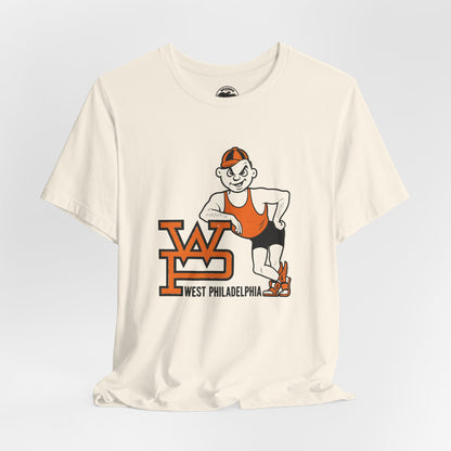 West Philadelphia High School Speedboy (Vintage 50's Mascot/Vintage Philadelphia)