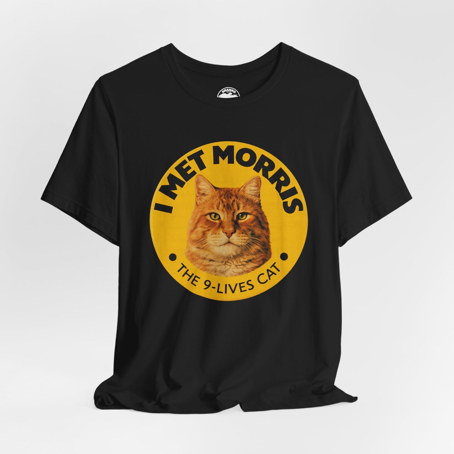 I Met Morris (Replica 80's 9 Lives Cat Food Souvenir Shirt/Morris the Cat Shirt)