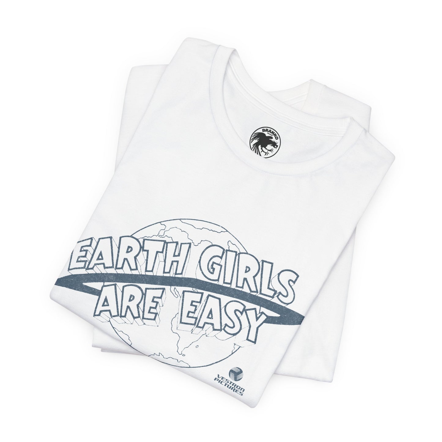 Earth Girls Are Easy (Replica Promo Shirt with Vintage Print Effect)