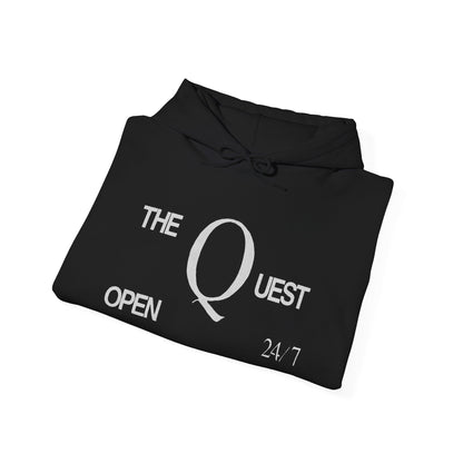 The Quest Club Hoodie (Birmingham Alabama Gay Club/1977-2022/Exterior Sign with Vintage Print Effect)