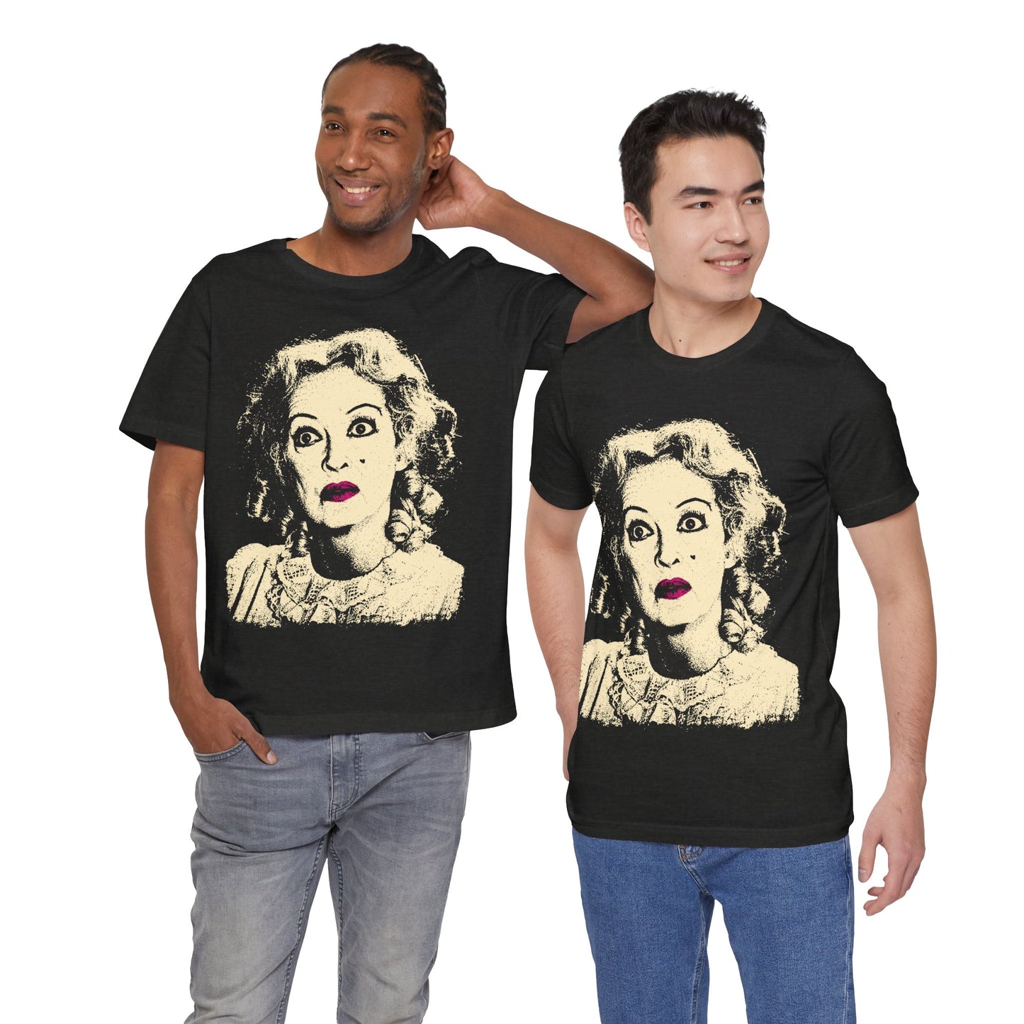 What Ever Happened to Baby Jane? (Graphic with Vintage Print Effect/Bette Davis as Baby Jane)