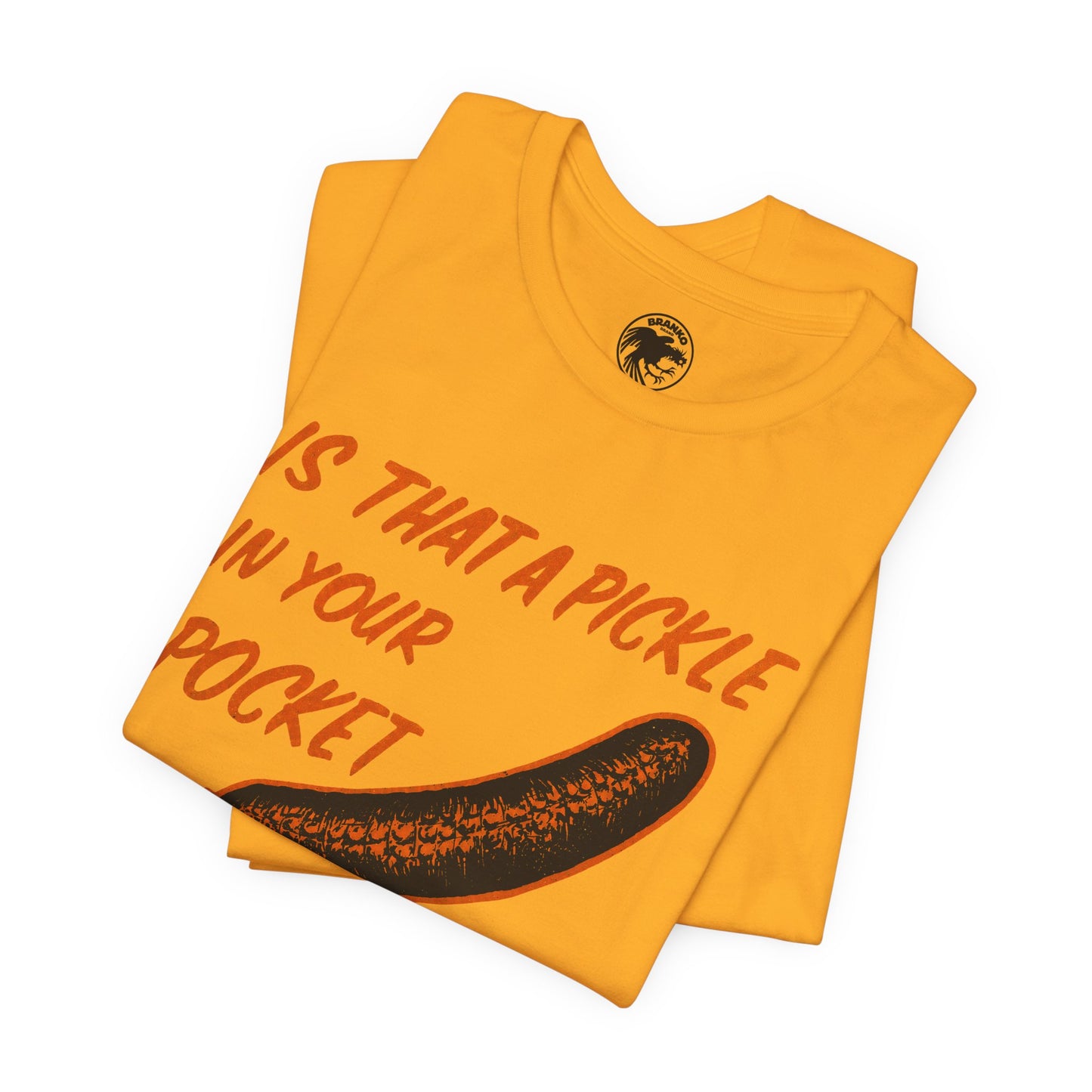 Is That a Pickle in Your Pocket... (Replica 70's Iron-On Transfer Graphic)