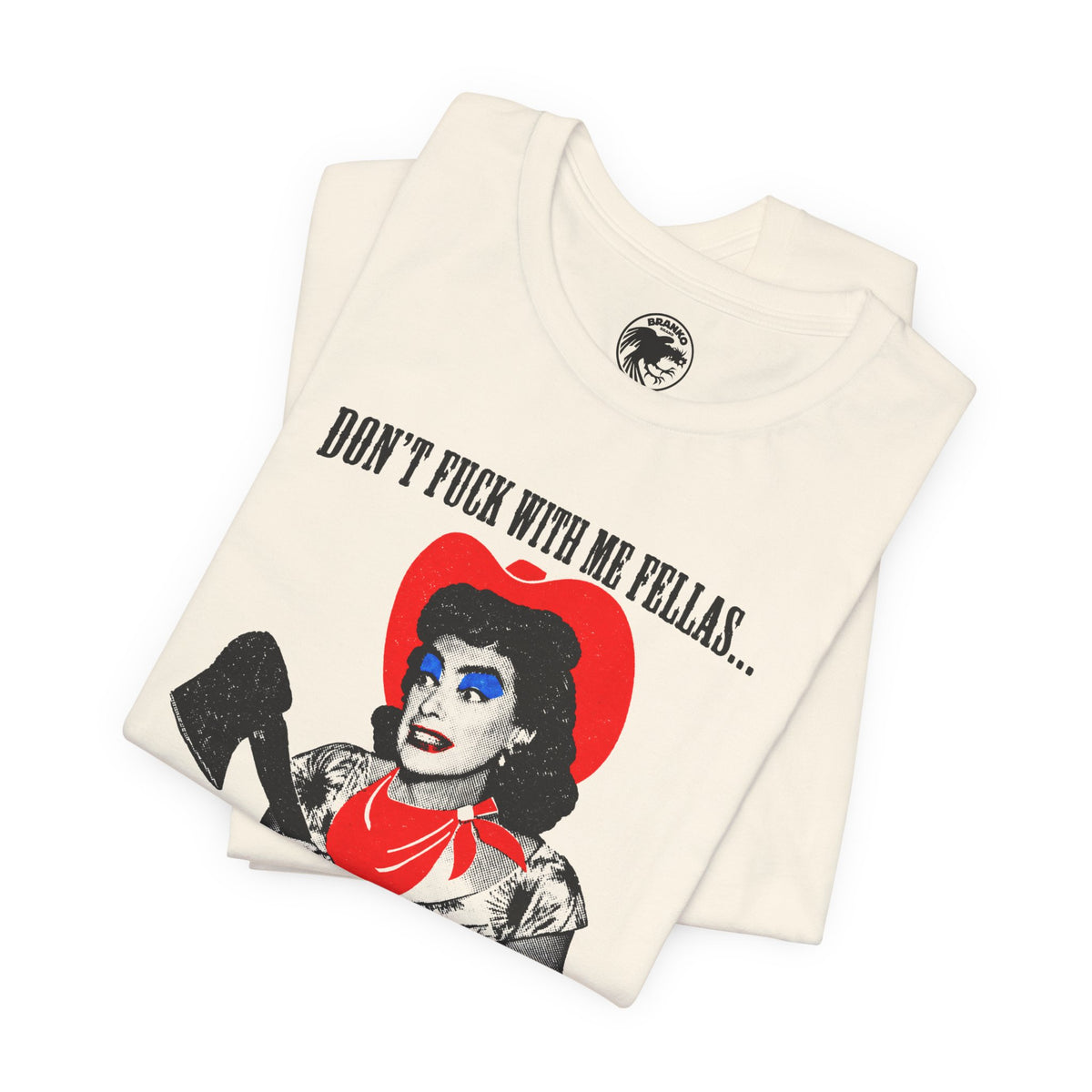 Joan Crawford (Replica 90's Don't Fuck With Me Fellas Tee)