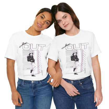 Just Out (Portland Gay and Lesbian Newspaper/1983-2013/Replica mid-80's Promo Shirt)