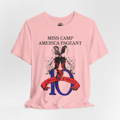 Miss Camp America Pageant (Replica 10th Annual Souvenir Shirt)