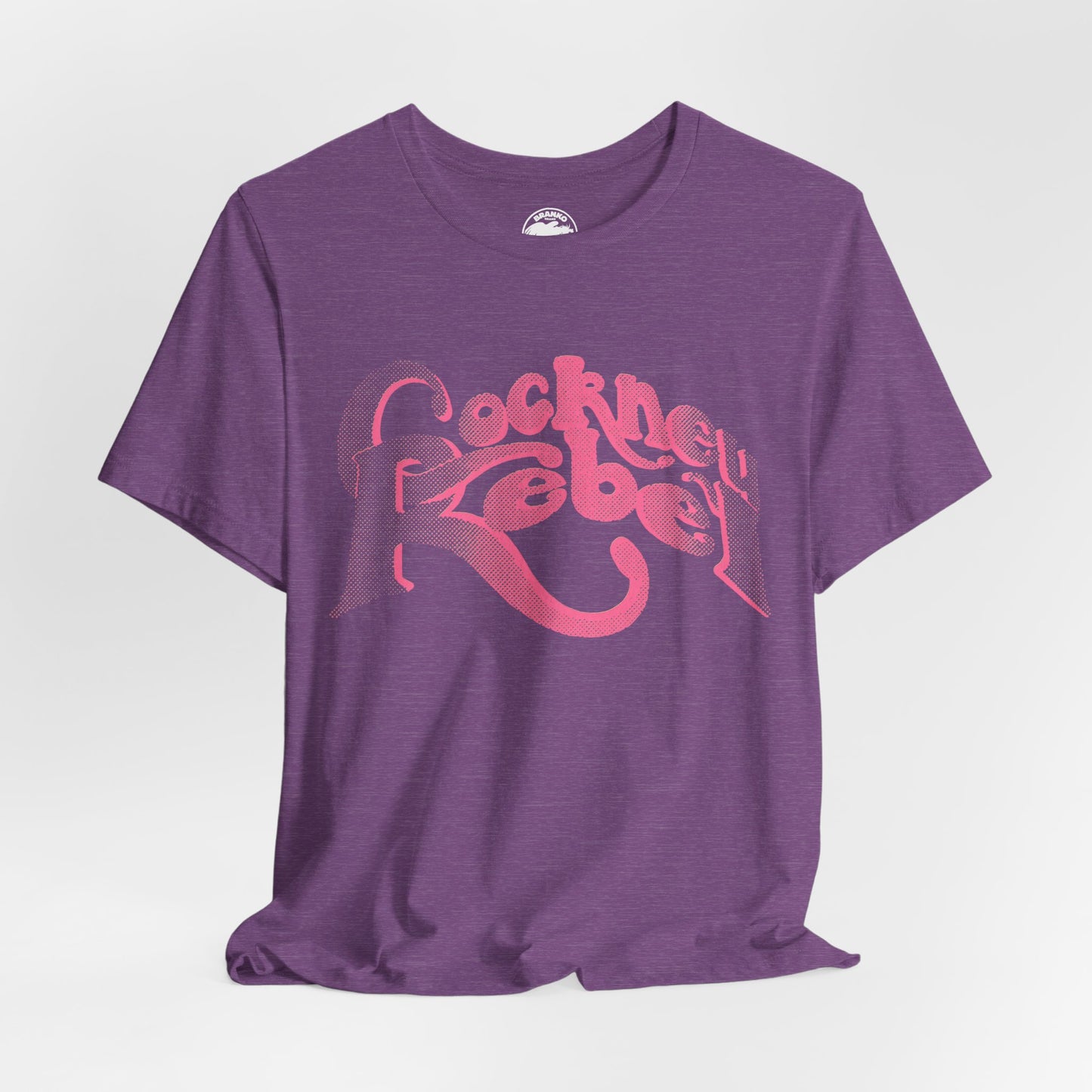 Cockney Rebel (Replica 70's Promo Shirt/Pink Graphic with Vintage Print Effect/Steve Harley & Cockney Rebel Shirt)