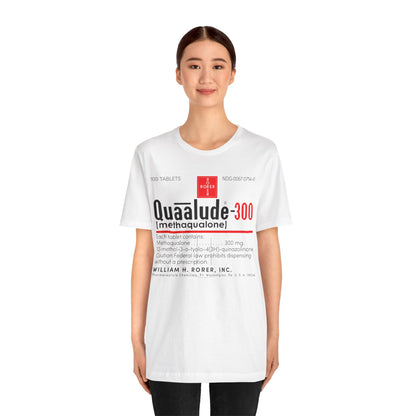 Quaaludes Label (Ludes Label from 70's and Early 80's/Drug Subculture Shirt/Ludes Shirt/Quaaludes Shirt)