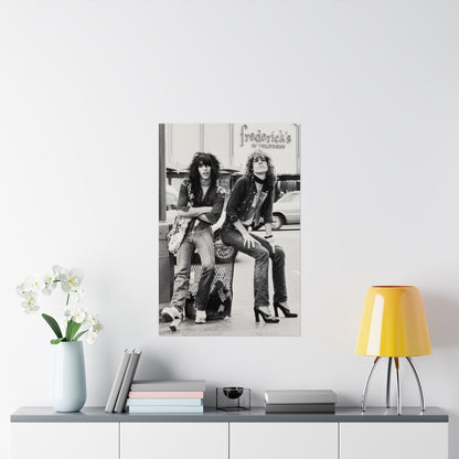 Johnny Thunders and David Johansen (New York Dolls Poster)