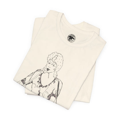 David Bowie (Ziggy Stardust Illustration from Spiders from Mars Tour/David Bowie Shirt)