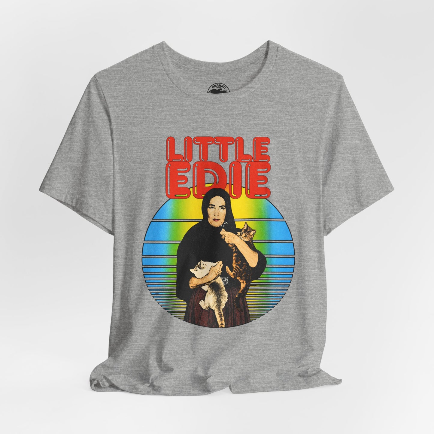 Little Edie (70's Iron On Style Graphic with Vintage Print Effect/Grey Gardens Shirt/Edith Bouvier Beale)