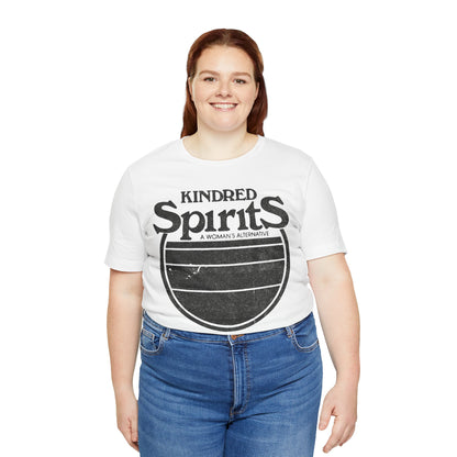 Kindred Spirits (Houston Lesbian Bar/1980-1989/Logo with Vintage Print Effect)