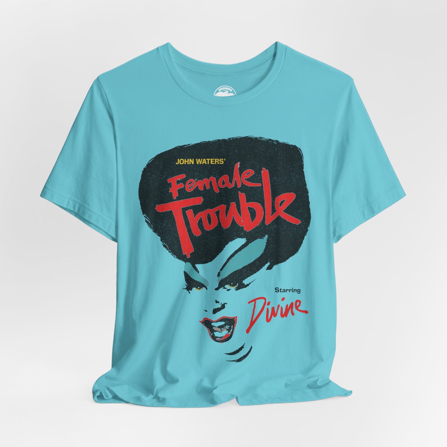 Female Trouble (John Waters/Divine/Graphic with Vintage Trashy Print Effect)