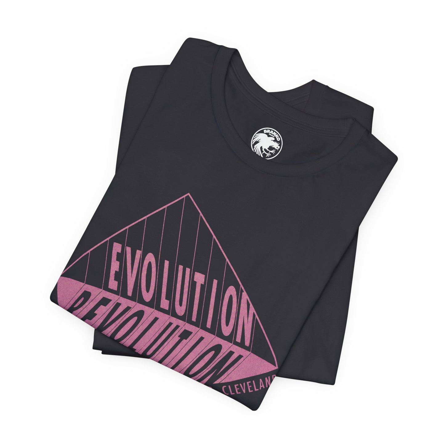 1992 Cleveland Pride (Replica Lesbian, Gay and Bi Pride Shirt/Cleveland Gay Pride/Evolution Revolution)