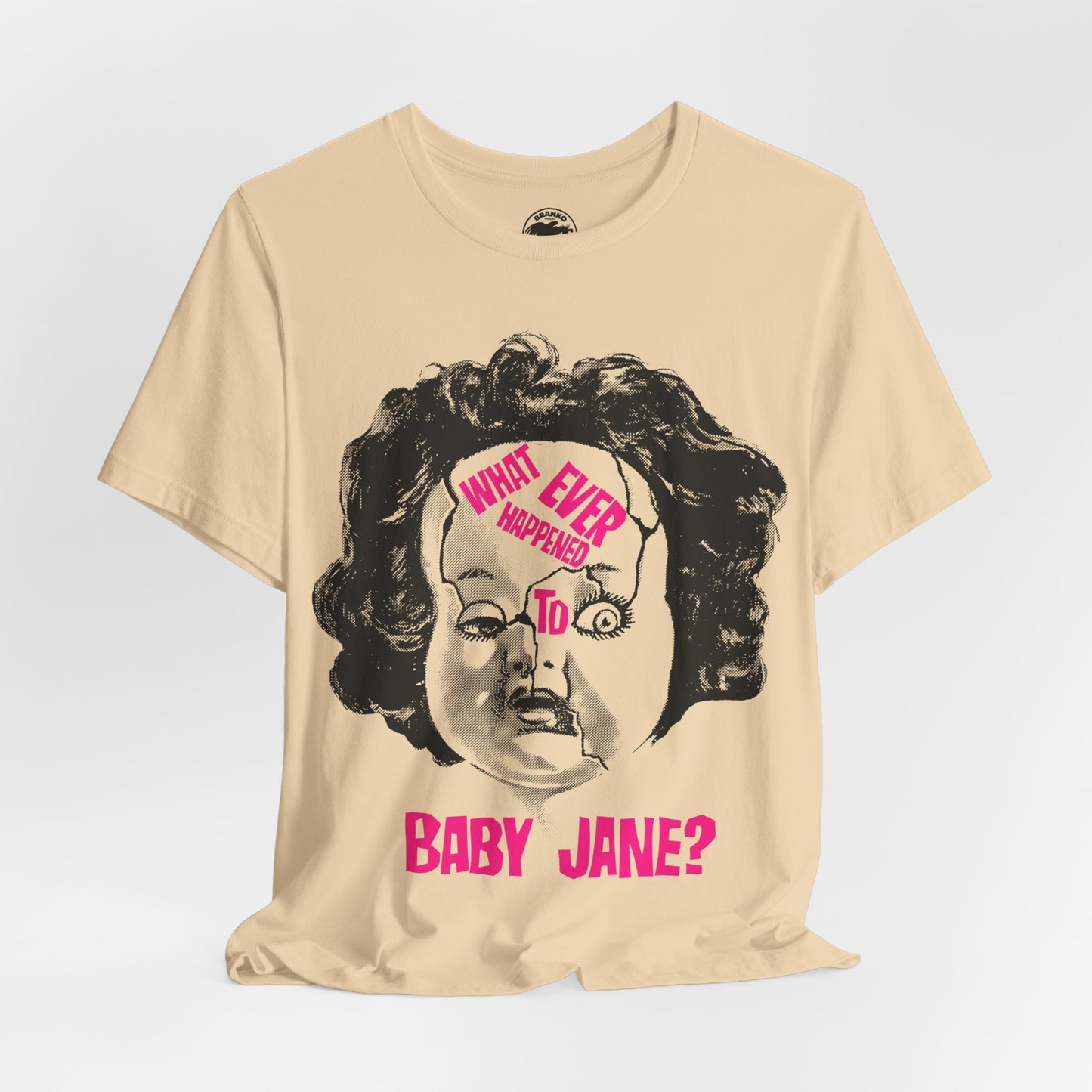 What Ever Happened to Baby Jane? (Cracked Doll Head Graphic/Bette Davis/Joan Crawford)