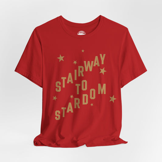 Stairway to Stardom (Replica Promo Tee/70's-90's Public Access Talent Show)