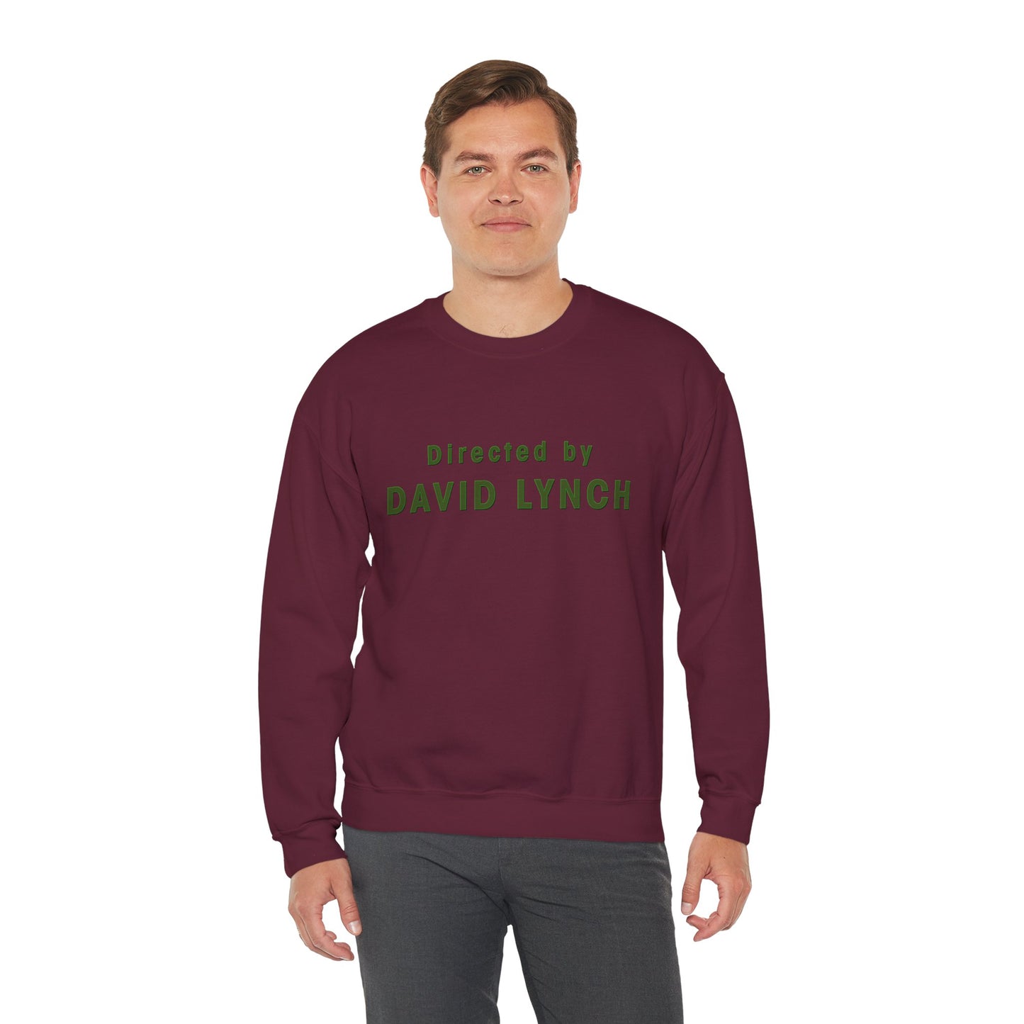 Directed by David Lynch Sweatshirt (Twin Peaks Font/David Lynch Shirt)