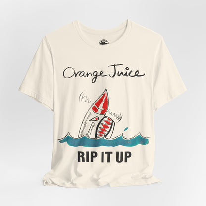 Orange Juice (Oversized Rip It Up Cover Art with Vintage Print Effect/Orange Juice Band)