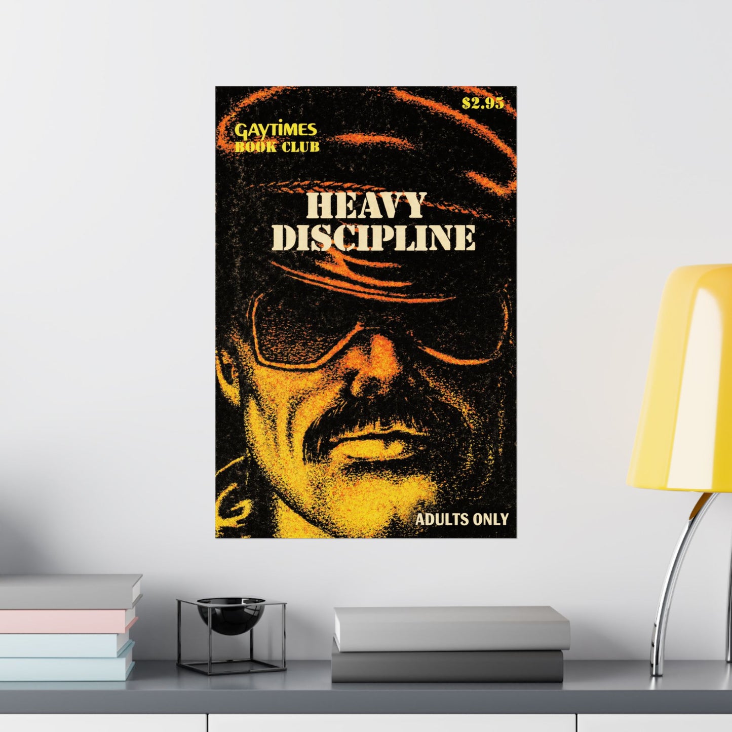 Heavy Discipline (70's Gay Pulp Novel Art Poster)