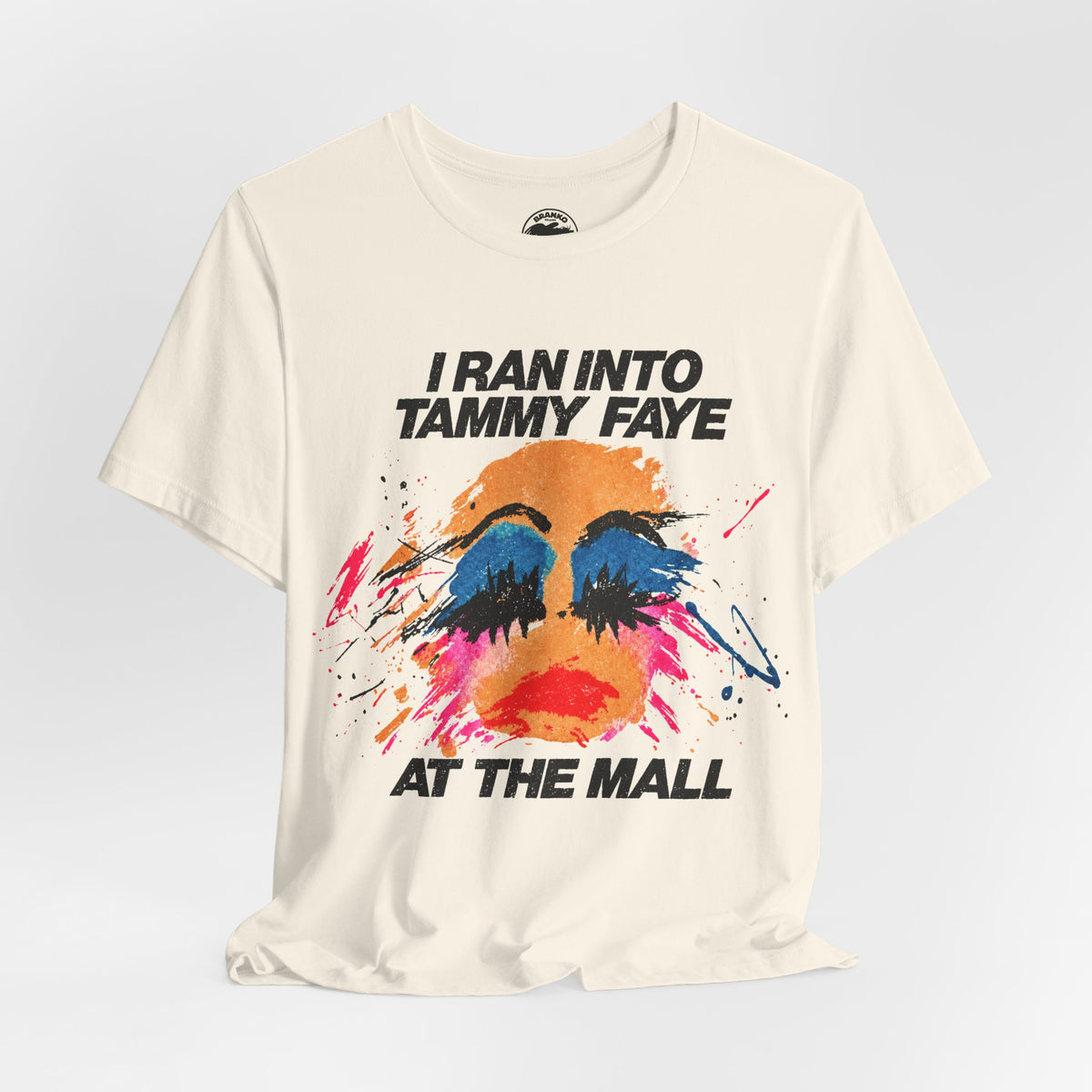 I Ran Into Tammy Faye at the Mall (Replica 80's Novelty Shirt)