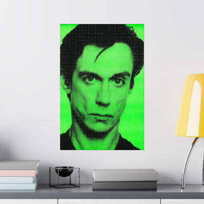 Iggy Pop Poster (Large Graphic Poster with Vintage Print Effect)